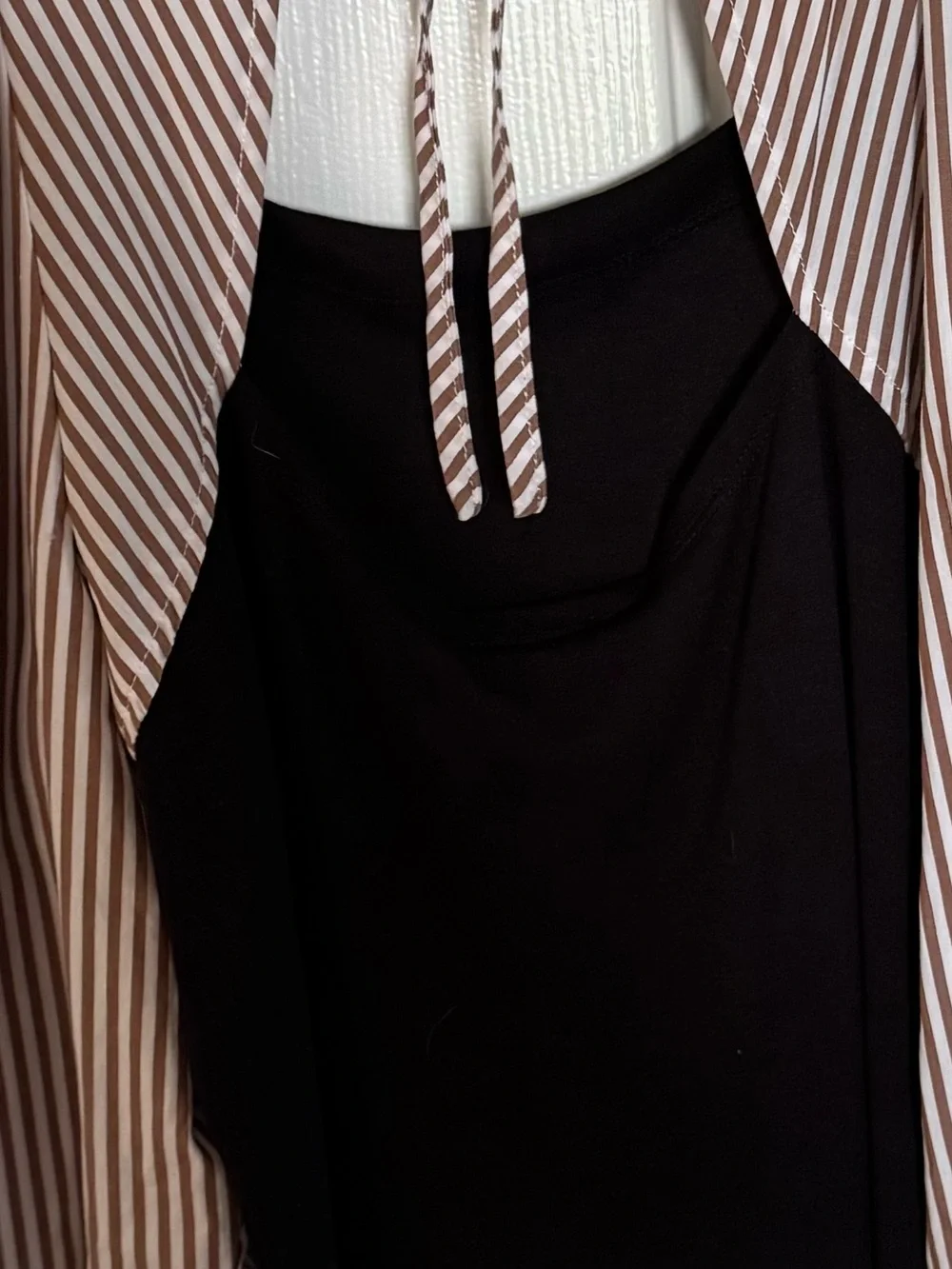 Maeve by Anthropologie Striped Puff-Sleeve Top with Black Bodice Size 1X